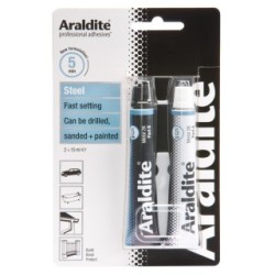 Araldite Steel - 2 x 15ml Tubes ARA-400010 (Epoxy)