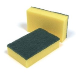 Sponge Scourers - Pack of 10 LYRECO 6016004