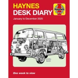 Haynes 2025 Desk Diary H6866 (Diary Manual)