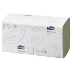 Tork Single Fold Grern Hand Towels 290179