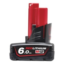 M12 6.0 Ah battery MILWAUKEE 4932451395