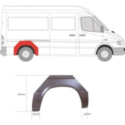 Quarter Panel 3546590 for MERCEDES