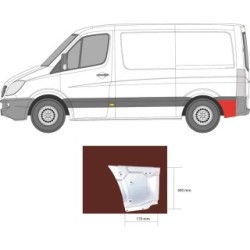 Quarter Panel 3547603 for MERCEDES
