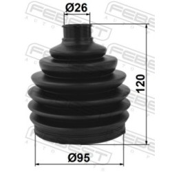 Driveshaft Bellow FEBEST 1217P-JX1 for GENESIS GV80 OE 68380002AA