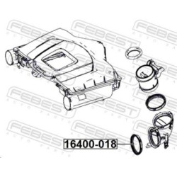 Air Filter Housing Seal FEBEST 16400-018 for MERCEDES OE 2721410880