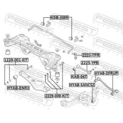 Camber Correction Screw Set FEBEST 2229-009-KIT for HYUNDAI