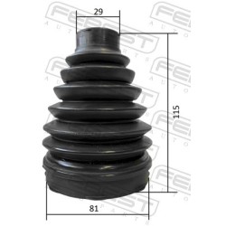 Driveshaft Bellow FEBEST 3215P-ESCIV for CADILLAC