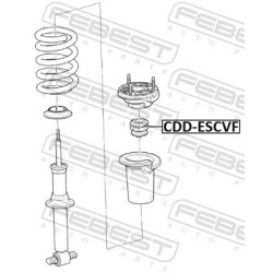 Suspension Rubber Buffer FEBEST CDD-ESCVF for CADILLAC &more..