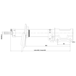 Shock Absorber - FEBEST 01110003RR