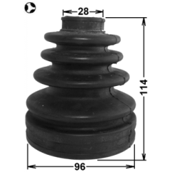 Bellow Drive Shaft - FEBEST 0115KDJ95T