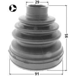 Bellow Drive Shaft - FEBEST 0115KUN26T