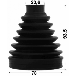 Bellow Drive Shaft - FEBEST 0117NCP90
