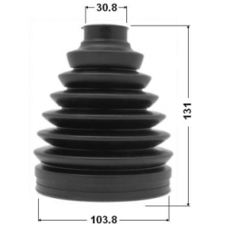 Bellow Drive Shaft - FEBEST 0117P067