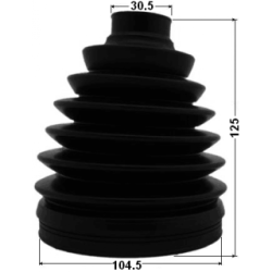 Bellow Drive Shaft - FEBEST 0117PKUN26
