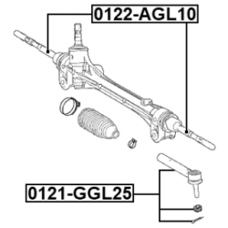 Tie Rod End - FEBEST 0121GGL25