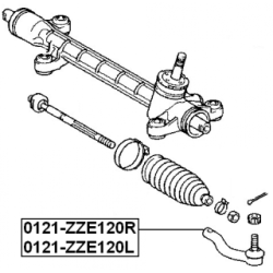 Tie Rod End - FEBEST 0121ZZE120L