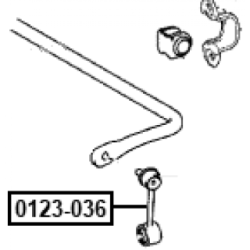 Link Coupling Rod Stabiliser Bar - FEBEST 0123036