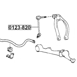 Link Coupling Rod Stabiliser Bar - FEBEST 0123820