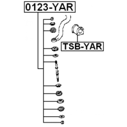 Link Coupling Rod Stabiliser Bar - FEBEST 0123YAR