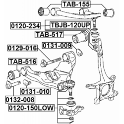 Camber Correction Screw - FEBEST 0129016
