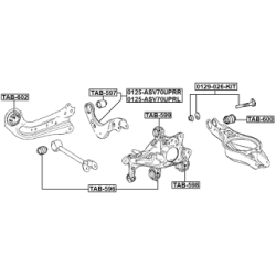 Camber Correction Screw - FEBEST 0129026KIT