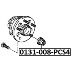 Caster Shim Axle Beam - FEBEST 0131008PCS4