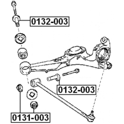 Caster Shim Axle Beam - FEBEST 0132003