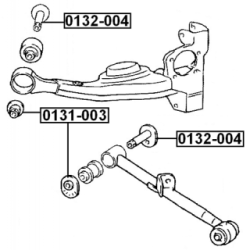 Caster Shim Axle Beam - FEBEST 0132004