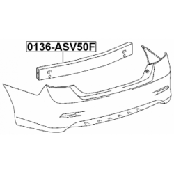 Support Bumper - FEBEST 0136ASV50R