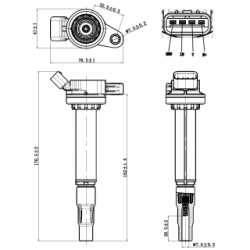 Ignition Coil - FEBEST 01640001