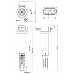 Ignition Coil - FEBEST 01640007