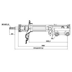 Shock Absorber - FEBEST 01660974RR
