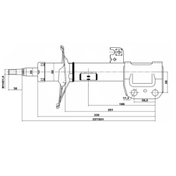 Shock Absorber - FEBEST 01665184FR