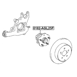 Wheel Hub - FEBEST 0182AGL25F