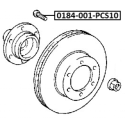 Wheel Stud - FEBEST 0184001PCS10