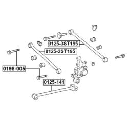 Fastening Bolt Control Arm - FEBEST 0198005