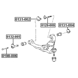 Fastening Bolt Control Arm - FEBEST 0198006