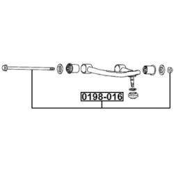 Camber Correction Screw - FEBEST 0198016