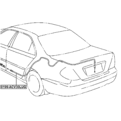 Cable Repair Kit Tailgate - FEBEST 0199ACV30LUG