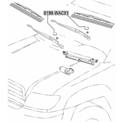 Cap Wiper Arm - FEBEST 0199WAC01