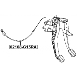 Cable Pull Clutch Control - FEBEST 02108G15RA