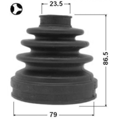 Bellow Drive Shaft - FEBEST 0215071T