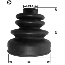 Bellow Drive Shaft - FEBEST 0215S14T
