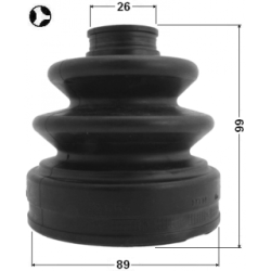 Bellow Drive Shaft - FEBEST 0215Z50T