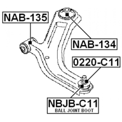 Ball Joint - FEBEST 0220C11