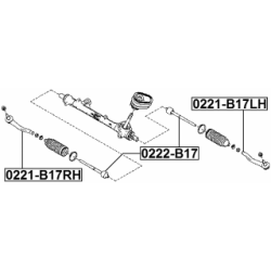 Tie Rod End - FEBEST 0221B17LH