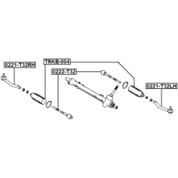 Tie Rod End - FEBEST 0221T32RH