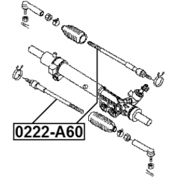 Inner Tie Rod - FEBEST 0222A60