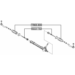 Inner Tie Rod - FEBEST 0222T32