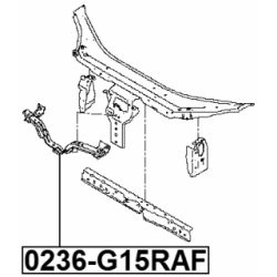 Front Cowling - FEBEST 0236G15RAF